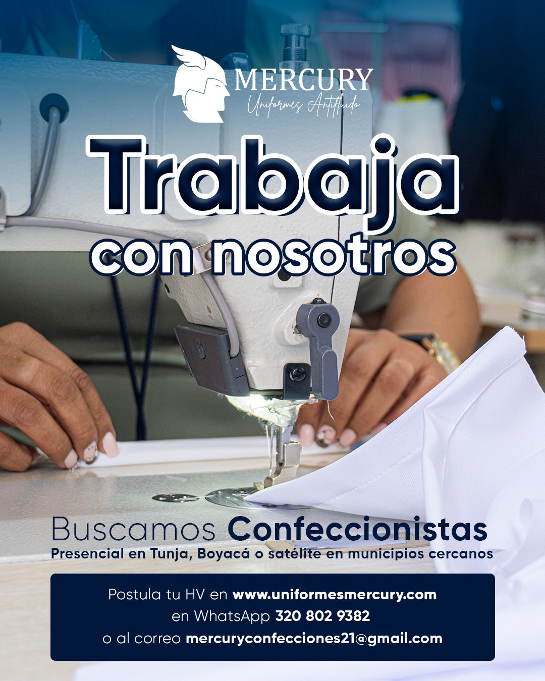 Confeccionista de planta para la ciudad de Tunja